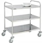 Chariot inox 3 plateaux CASSELIN Chariot inox 3 plateaux CASSELIN