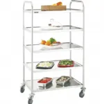 Chariot inox 5 plateaux CASSELIN Chariot inox 5 plateaux CASSELIN