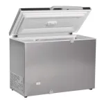 Congélateur coffre aspect inox porte pleine 211 Litres TENSAI Congélateur coffre aspect inox porte pleine 211 Litres TENSAI