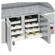 Table rfrigre de prparation 4 portes avec structure rfrigre inox DIAMOND DTS-10/R2 DTS-10/P9_PROMO