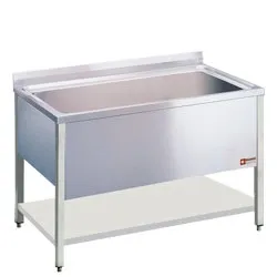 Plonge inox 1 grand bac sans gouttoir 1200x700mm DIAMOND - LB1211 LB1211_PROMO