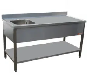 Table du chef inox cuve  gauche 1800x700mm DIAMOND - TV1871SA TV1871SA_PROMO