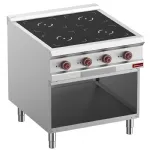 Fourneau 4 plaques induction sur baie libre DIAMOND profondeur 900mm Fourneau 4 plaques induction sur baie libre DIAMOND profondeur 900mm