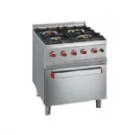 Fourneau 4 feux vifs sur four gaz GN2/1 DIAMOND Fourneau 4 feux vifs sur four gaz GN2/1 DIAMOND