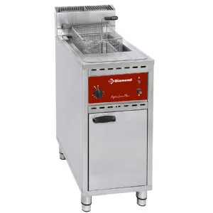 Friteuse professionnelle gaz 16 litres sur socle DIAMOND FSM-16G/C_PROMO