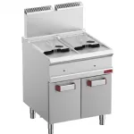 Friteuse professionnelle gaz 2x14 litres sur placard DIAMOND Friteuse professionnelle gaz 2x14 litres sur placard DIAMOND