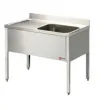 Plonge inox 1 bac gouttoir  gauche 1400x700mm DIAMOND - L1410S-KD