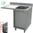 Plonge inox sur meuble 1 bac avec gouttoir  gauche 1400x700mm DIAMOND - L1411VS-AS L1411VS-AS_PROMO