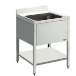 Plonge inox 1 bac sans égouttoir 600x600mm DIAMOND Plonge inox 1 bac sans égouttoir 600x600mm DIAMOND