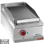 Plancha professionnelle électrique rainurée en fonte 1 zone DIAMOND profondeur 700mm Plancha professionnelle électrique rainurée en fonte 1 zone DIAMOND profondeur 700mm