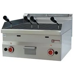 Grill charcoal pierres de lave double DIAMOND profondeur 600mm G60/GPL6T_PROMO