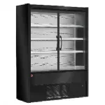 Vitrine réfrigérée verticale noire portes battantes longueur 1200mm DIAMOND Vitrine réfrigérée verticale noire portes battantes longueur 1200mm DIAMOND