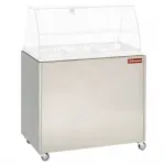 Meuble inox support vitrine VBE-311 sur roulettes DIAMOND