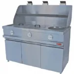Friteuse professionnelle gaz 3 cuves rondes DIAMOND Friteuse professionnelle gaz 3 cuves rondes DIAMOND