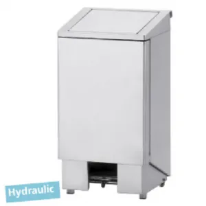 Poubelle inox  pdale couvercle avec vrin 120 litres DIAMOND - PPX-120 PPX-120_PROMO