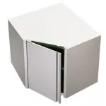 Placard inox mural d'angle porte battante - Longueur 800mm DIAMOND - PSCA80/B Placard inox mural d'angle porte battante - Longueur 800mm DIAMOND - PSCA80/B