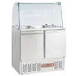 Saladette rfrigre 2 portes avec vitrine DIAMOND SAL2M/R6_KV2_PROMO