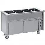 Bain-marie électrique 4 x GN1/1 sur armoire chauffante DIAMOND Bain-marie électrique 4 x GN1/1 sur armoire chauffante DIAMOND