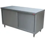 Meuble inox central portes coulissantes 1400x600mm DIAMOND - TA146/B Meuble inox central portes coulissantes 1400x600mm DIAMOND - TA146/B