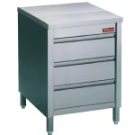 Meuble inox central 3 tiroirs 600x700mm DIAMOND - TACS67/M Meuble inox central 3 tiroirs 600x700mm DIAMOND - TACS67/M