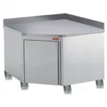 Meuble inox d'angle avec dosseret 1000x1000mm DIAMOND - TAN100A/M Meuble inox d'angle avec dosseret 1000x1000mm DIAMOND - TAN100A/M