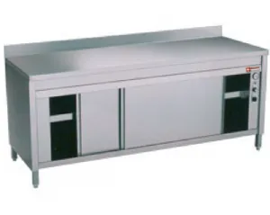 Meuble chauffant inox 1400x600mm DIAMOND - TE146A/M TE146A/U_PROMO