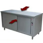 Meuble chauffant inox traversant 1200x700mm DIAMOND - TEP127/B Meuble chauffant inox traversant 1200x700mm DIAMOND - TEP127/B