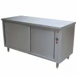 Meuble chauffant inox traversant 1600x700mm DIAMOND - TEP167/U Meuble chauffant inox traversant 1600x700mm DIAMOND - TEP167/U