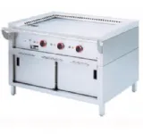 Plancha professionnelle Teppanyaki électrique 3 zones sur armoire DIAMOND Plancha professionnelle Teppanyaki électrique 3 zones sur armoire DIAMOND