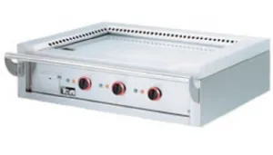 Plancha professionnelle Teppanyaki gaz 3 zones  poser DIAMOND TPG3-15/T_PROMO