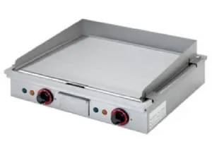 Plancha professionnelle Teppanyaki lectrique 2 zones  poser ou  encastrer DIAMOND TYE-58/T-N_PROMO