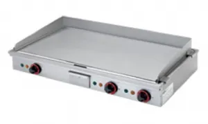 Plancha professionnelle Teppanyaki lectrique 3 zones  poser ou  encastrer DIAMOND TYE-90/T-N_PROMO