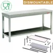 Table inox dmontable Largeur 700mm - Profondeur 700mm DIAMOND - TL771/KD TL771/KD_PROMO