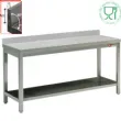 Table inox murale soude Largeur 1200mm - Profondeur 700mm DIAMOND - TL1271A TL1271A_PROMO