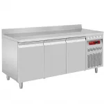 Table réfrigérée positive 3 portes avec dosseret DIAMOND - DT178/P9A Table réfrigérée positive 3 portes avec dosseret DIAMOND - DT178/P9A