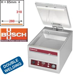 Machine d'emballage sous vide  cloche Longueur de scellage 280mm DIAMOND GA-80/S_PROMO