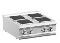 Fourneau 4 plaques électriques carrées à poser MBM - DOMINA PRO 700 Fourneau 4 plaques électriques carrées à poser MBM - DOMINA PRO 700