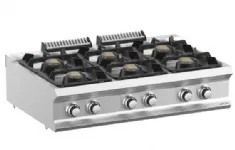 Fourneau 6 feux vifs à poser MBM - DOMINA PRO 700 Fourneau 6 feux vifs à poser MBM - DOMINA PRO 700