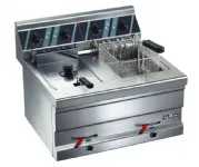 Friteuse professionnelle électrique 2x9 Litres à poser MBM Friteuse professionnelle électrique 2x9 Litres à poser MBM