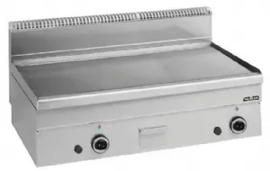 Plancha professionnelle gaz lisse 2 zones large MBM profondeur 600mm GFT106L_PROMO