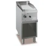 Plancha professionnelle gaz lisse sur placard ouvert MBM - MAGISTRA 700 Plancha professionnelle gaz lisse sur placard ouvert MBM - MAGISTRA 700