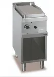 Plancha professionnelle gaz rainurée sur placard ouvert MBM - MAGISTRA 700 Plancha professionnelle gaz rainurée sur placard ouvert MBM - MAGISTRA 700