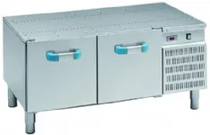 Soubassement réfrigéré 2 portes longueur 1200mm profondeur 600/650mm MBM Soubassement réfrigéré 2 portes longueur 1200mm profondeur 600/650mm MBM