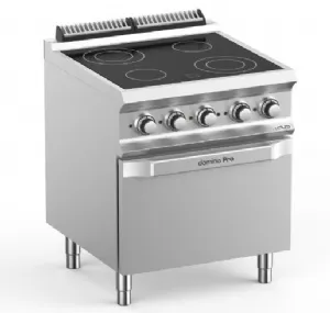 Plaque de cuisson vitrocramique 4 zones sur four lectrique MBM - DOMINA PRO 700 VC77FE_PROMO