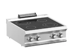 Plaque de cuisson vitrocramique 4 zones  poser MBM - DOMINA PRO 700 VC77T_PROMO