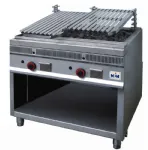 Grill charcoal 2 zones sur socle MCM Grill charcoal 2 zones sur socle MCM