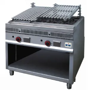 Grill charcoal 2 zones sur socle MCM PSI-80_PROMO