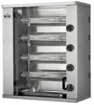 Rôtissoire professionnelle à gaz 4 broches MCM Rôtissoire professionnelle à gaz 4 broches MCM