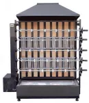 Rôtissoire professionnelle à feu de bois 5 broches MCM Rôtissoire professionnelle à feu de bois 5 broches MCM