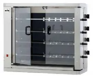 Rôtissoire professionnelle vitrocéramique 4 broches MCM Rôtissoire professionnelle vitrocéramique 4 broches MCM